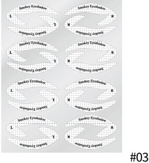 Non-woven Oogmake-up Stencils Eyeliner Template Shaping Tool Wenkbrauwen Oogschaduw Make Template Tool Stickers Card Lui Nuttig 1stk 02