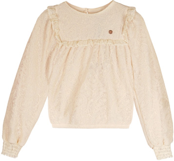 Nono meisjes blouse Ecru - 110