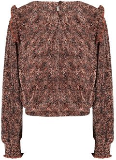 Nono meisjes blouse Taupe - 116