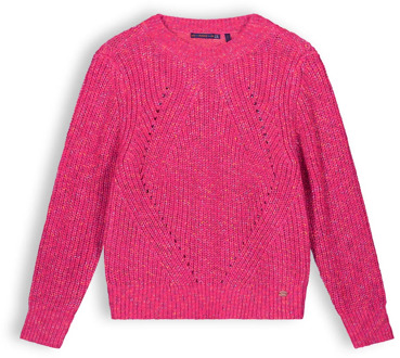 Nono Meisjes gebreide sweater kiara Roze - 164