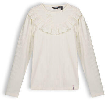 Nono Meisjes shirt - Kilian - Pearled ivory - Maat 116