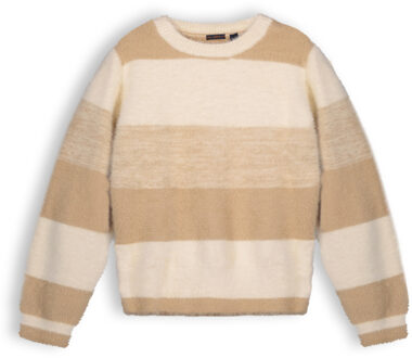 Nono Meisjes sweater - Ketan - Pearled ivory - Maat 122/128