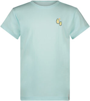 Nono Meisjes t-shirt - Kanai - Cream mint - Maat 116