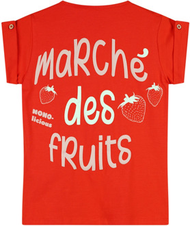 Nono meisjes t-shirt Rood - 134-140