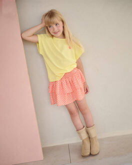 Nono T-shirt n602-5401 kate - maat 122/128 Geel