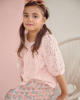 Nono Top korte mouw n602-5103 tina Roze - 134/140