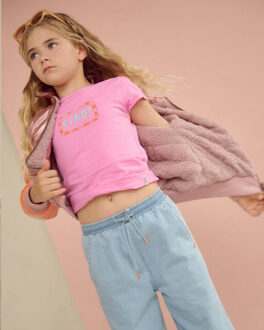 Nono Top korte mouw n602-5400 kiss - maat 134/140 Roze