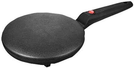 Nonstick Pancake Maker Met Siliconen Handvat Koekenpan Koekenpan Bakplaat Voor Omelet, Tortilla 'S, Oranje Kleur zwart