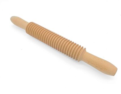 Noodle Deegroller Noodle Cutter Draad Rolling Pin Pasta Stok Noodle Cutter Beuken Patroon Noodle Stok