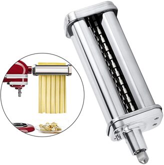 Noodle Maker Onderdelen Pasta Fettucine Cutter Roller Attachment Voor Stand Mixers Pasta Food Processors Fettuccine Cutter