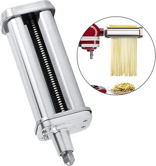 Noodle Maker Onderdelen Pasta Fettucine Cutter Roller Attachment Voor Stand Mixers Pasta Food Processors Spaghetti Cutter