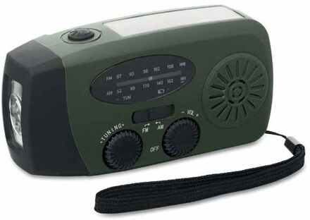 Noodradio met Zaklamp en Powerbank