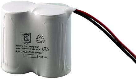 Noodverlichtingsaccu D SBS 2.4V 4.5Ah