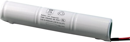 Noodverlichtingsaccu D Stick 3.6V 4.5Ah