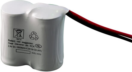 Noodverlichtingsaccu Sub-C SBS 2.4V 1.5Ah