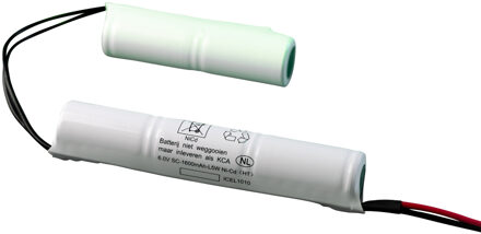 Noodverlichtingsaccu Sub-C Stick 6V 1.5Ah