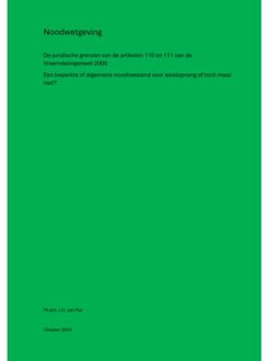 Noodwetgeving - Sjef van Put