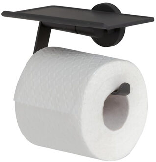 Noon Toiletrolhouder Met Planchet Zwart