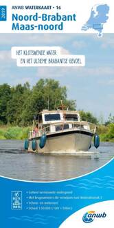 Noord-Brabant/ Maas-Noord - Anwb Waterkaart - (ISBN:9789018046118)