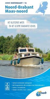 Noord-Brabant/ Maas-Noord - Anwb Waterkaart - (ISBN:9789018046118)