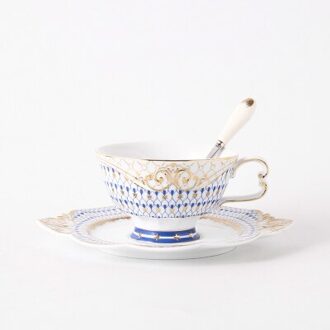 Noord Europese Phnom Penh Keramische Cup Engels Afternoon Tea Cup Europese Keramische Kopje Koffie En Schotel Set Zwarte Thee Cup 1