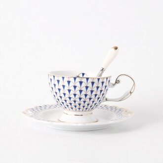 Noord Europese Phnom Penh Keramische Cup Engels Afternoon Tea Cup Europese Keramische Kopje Koffie En Schotel Set Zwarte Thee Cup 2