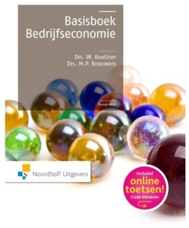 Noordhoff Basisboek bedrijfseconomie - Boek Wim Koetzier (9001829546)