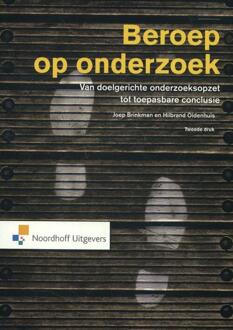 Noordhoff Beroep op onderzoek - Boek Joep Brinkman (9001834132)