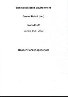 Noordhoff Built Environment - Bom Hanzehogeschool - Daniel Baldé