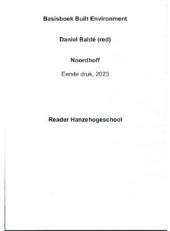 Noordhoff Built Environment - Bom Hanzehogeschool - Daniel Baldé