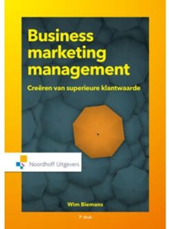 Noordhoff Business marketing management - Boek Wim Biemans (9001863108)