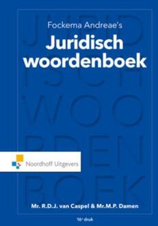 Noordhoff Fockema Andreae's juridisch woordenboek - Boek R.D.J. Caspel van (9001863124)