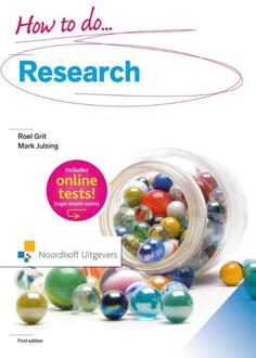 Noordhoff How to do research - Boek Roel Grit (9001861237)