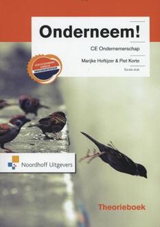 Noordhoff Onderneem! / CE Ondernemerschap / Theorieboek - Boek Marijke Hoftijzer (9001823459)