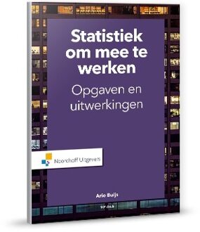 Noordhoff Statistiek om mee te werken - Boek A. Buijs (9001878091)