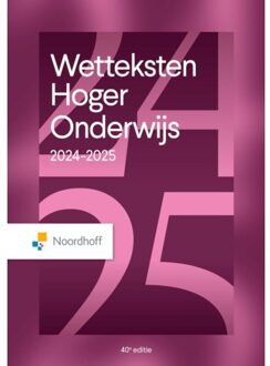 Noordhoff Wetteksten Hoger Onderwijs / 2024-2025 - Redactieraad