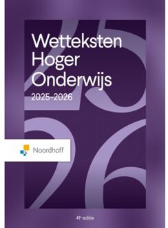 Noordhoff Wetteksten Hoger Onderwijs 2025-2026 - Redactieraad