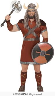 Noorse Strijder Pak Man Ulrik Bruin - Kastanje