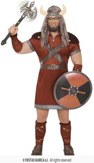 Noorse Strijder Pak Man Ulrik Bruin - Kastanje