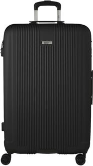 Noorvik 4 Wheel Spinner Large 79 black hardcase koffer Zwart - H 79 x B 51 x D 31 cm