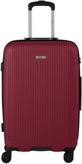 Noorvik 4 Wheel Spinner Medium 69 burgundy red hardcase koffer Rood - H 69 x B 44 x D 27 cm