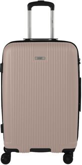 Noorvik Spinner M Expandable gold champagne hardcase koffer - H 69 x B 44 x D 27 cm