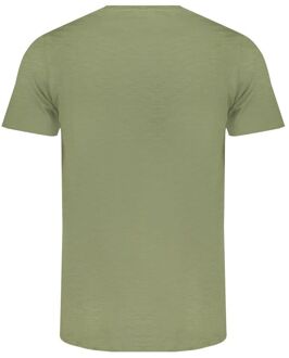 Noorwegen 1963 Korte Mouwen Crew Neck T-Shirt Salie Groen