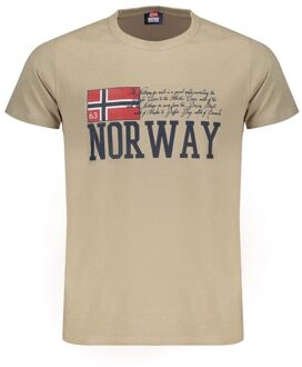 Noorwegen Vlag T-shirt 63 Salie Groen