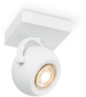 Nop LED Opbouwspot 9,5 cm - Wit