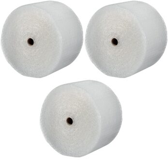 Noppenfolie / bubbeltjes folie op rol - 3x - 50 meter x 50 cm - transparant - inpakken - luchtkussen