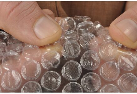 Noppenfolie/bubbeltjesfolie op rol - 1x - 500 x 50 cm - Bubbelfolie/bubbeltjesplastic