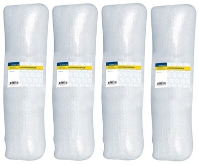 Noppenfolie/bubbeltjesfolie op rol - 4x - 500 x 50 cm - Bubbelfolie/bubbeltjesplastic