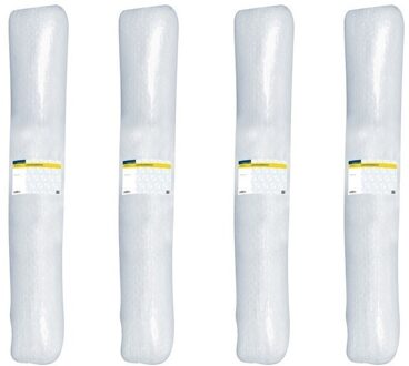 Noppenfolie/bubbeltjesfolie op rol 5 meter x 120 cm - 4x - Luchtkussenfolie - Bubbelfolie