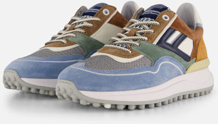 Noppi Sneakers blauw Leer - 42,42.5,43,44,45